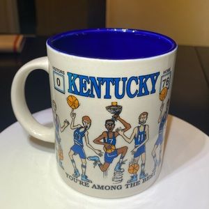 Vintage University of Kentucky Wildcats Basketball Players Ceramic Coffee Mug